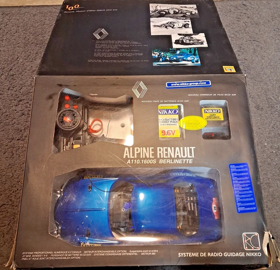 NIKKO RADIOCOMMANDé ALPINE Berlinette A110 1/14e - Neuve - Photo 1/4