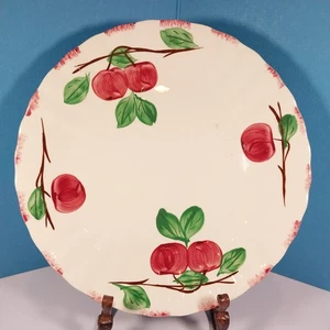 Blue Ridge Southern Potteries Autumn Apple 10.25" Dinner Plate Hand Painted - Picture 1 of 11