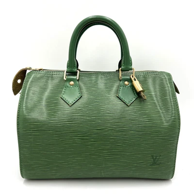 Louis Vuitton Speedy 25 Handbag M43014 Green Epi Leather USED Authentic #SP1925 - Image 1 of 4