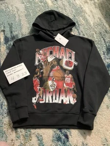 NWT Nike Air Jordan Championship Flight Black Fleece Hoodie Men’s Sz M FREE SHIP - Picture 1 of 4