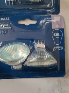 12 HOMEBASE PACK OF MR16 HALOGEN SPOTLIGHT DIMMABLE 20W  430LM . 2X6 = 12 BULBS  - Picture 1 of 5
