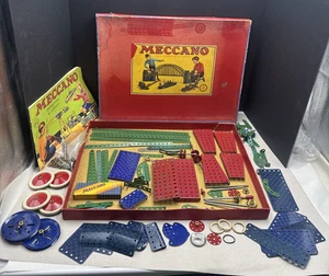 Raro De Colección 1930 Meccano Kit Nº 4 Inglaterra Juego de Montador Incompleto Como Encontrado - Imagen 1 de 13