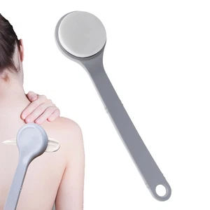 Rückenlotion Applikator reibt Massagegerät Badbürste extra langer Griff leicht erreichbar - Bild 1 von 12