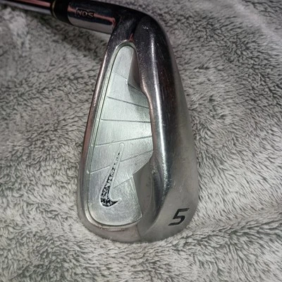 LH Nike NDS Single 5 Iron Steel Shaft Golf Club Needs Grip Left-handed 5i Gold - Image 1 of 4