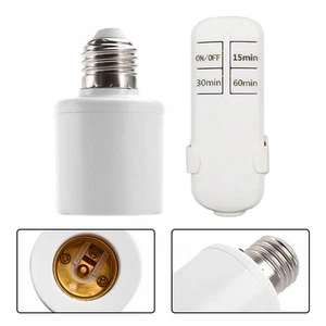 Smart Lampenfassung E27 Funkfernbedienung 110V 220V Timing Funktion - Bild 1 von 12