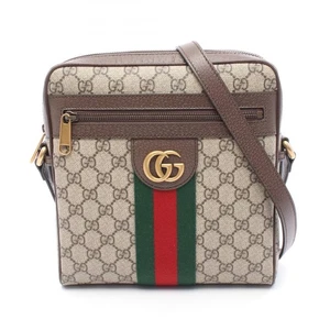 GUCCI Ophidia GG Supreme Pequeño Mensajero Bolso de Hombro Lona Cuero Beige N... - Imagen 1 de 5