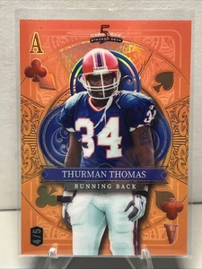 THURMAN THOMAS 2024 Wild Card 5 Karten Ziehen Orange Folie 4/5 Scheine - Bild 1 von 3