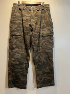 Pantaloni Duluth Trading Flex Fire Hose mimetici cargo da uomo taglia 34X30 vestibilità rilassata - Foto 1 di 10
