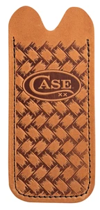 Etui XX Messer 41412 braun Leder Fischgrät Slip für mittlere Taschenmesser - Bild 1 von 2