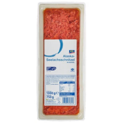 MSC Alaska Seelachsschnitzel - 1 kg Packung - Bild 1 von 4