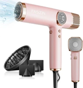 Faszin Hair Dryer, Lightweight Blow Dryer with 110,000 RPM High-Speed for Fast D - Picture 1 of 6