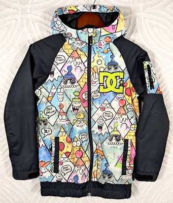 DC KEVIN LYONS 10K Snowboard Ski Jacket Coat Winter Youth Sz Small Cartoon RARE - Image 1 of 4