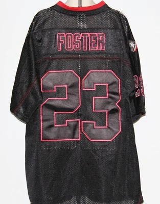 Houston Texans Arian Foster Youth Large 14/16 Pink Stitching Black Jersey - Image 1 of 4