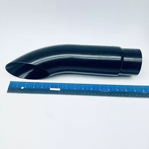3-1/8 Inlet Turn Down Stainless Steel Exhaust Tip Black 3-1/2" Outlet 15" Long - Bild 1 von 6