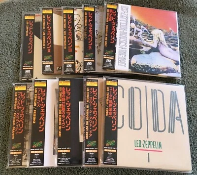 Led Zeppelin * Japan Mini LP CD * 10 Title Set * AMCY-2431/42 * New/Sealed - Image 1 of 4