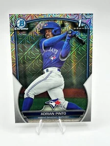 2023 Bowman Chrome 1st ADRIAN PINTO Mega Box Mojo Refractor Blue Jays BCP-250 - Picture 1 of 2