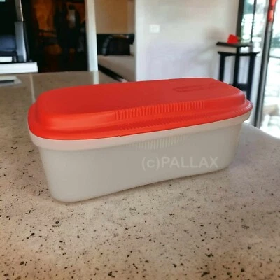 TUPPERWARE I57 PASTA-MEISTER 1,9 L ROT WEISS NUDELN AUS DER MIKROWELLE - Bild 1 von 2