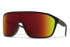 Smith Boomtown Sonnenbrille mattschwarz, chromapoprote verspiegelte Gläser + Bonusgläser - Bild 1 von 2