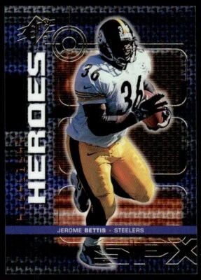 1999 SPx Highlight Heroes Jerome Bettis Pittsburgh Steelers #H10 R98 - Image 1 of 2