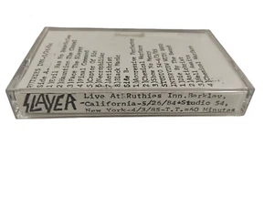 Slayer Cassette Tape LIVE Ruthie's Inn. 1984 Studio 54 1985 Concert Bootleg? - Picture 1 of 8