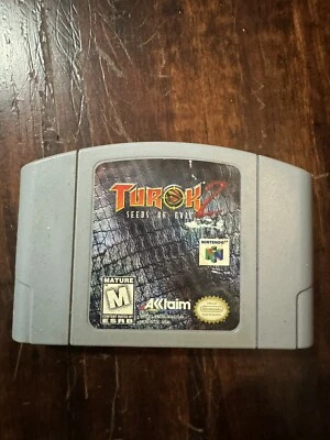Turok 2: Seeds of Evil - Nintendo N64 - Cart Only - Tested! - Image 1 of 4