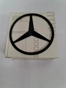 Mercedes E KLASSE W212 .MATT SCHWARZ Kofferraum Kofferraumdeckel Sternabzeichen A2128170016 NEU - Bild 1 von 6