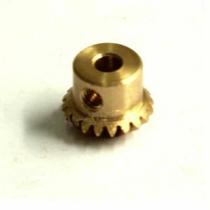 1x 0,5Modul 20 Zähne Bohrung 3mm Messing Schirmzahn 90° 1:1 Paar Kegelrad - Bild 1 von 4