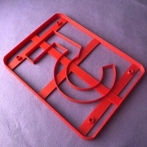 Numero 5 Targa da Parete Decorazione Porta Jumbo Grande Gigante 30cm 300mm Tagliabiscotti - Foto 1 di 1