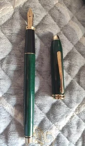 Cross Townsend green marble lacquer fountain pen - Bild 1 von 15