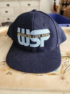 Vintage 90’s Washington State Patrol Snapback Trucker Hat - Picture 1 of 3