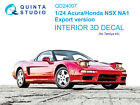 Quinta Studio QD24007,Acura-Honda NSX NA1, 3D-Printed Interior decal (TAM), 1:24
