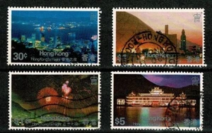 U7312 HONG KONG 1983 Hong Kong at night used - Picture 1 of 1