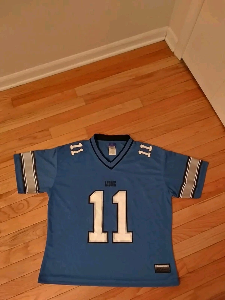Camiseta para mujer Roy Williams Detroit Lions NFL Equipment Reebok talla L Foto 1 de 4