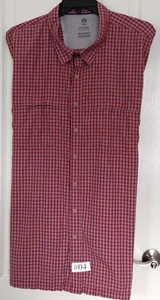 MEN'S ARROW PERFORMANCE PLAID SHIRT Size 4XLT Short Sleeve pockets w/velkro - Picture 1 of 12