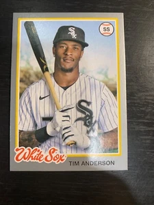 2022 Topps Archives 1978 Design #180 Tim Anderson 46/99 Chicago White Sox - Bild 1 von 2