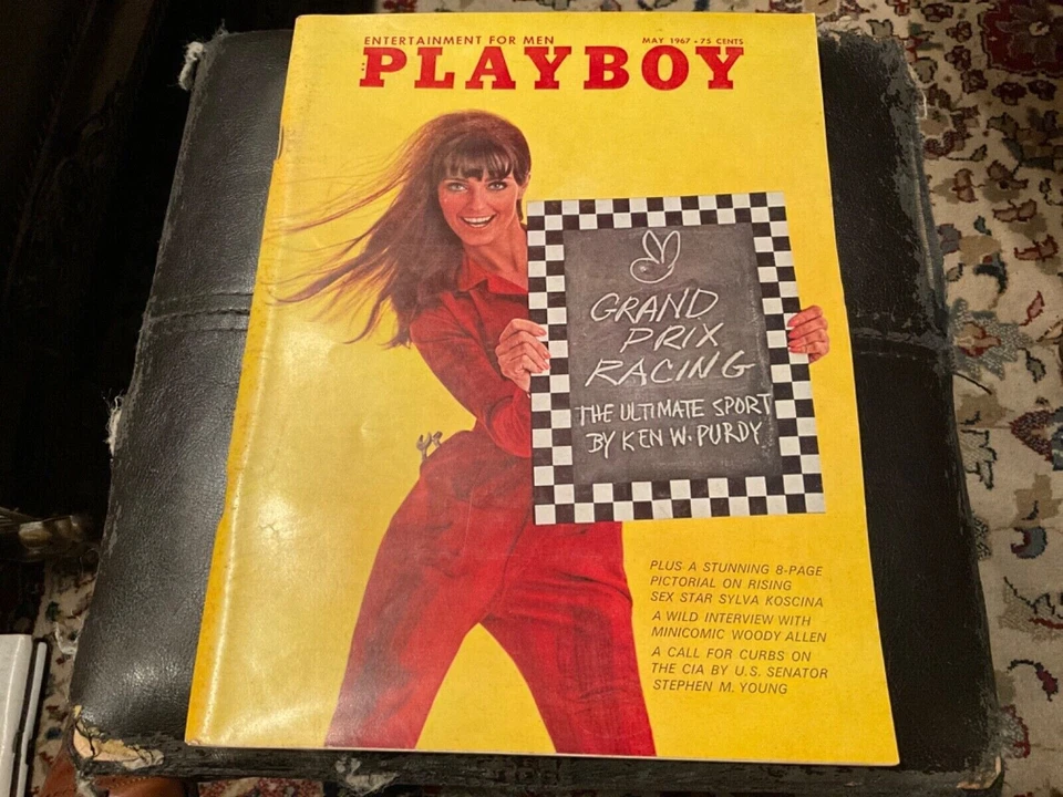 PLAYBOY MAGAZINE MAY 1967, ANN RANDALL CENTERFOLD, GRAND PRIX, VERY GOOD - Image 1 of 1