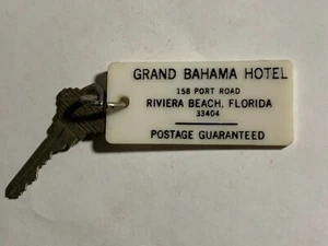 Grand Bahama Hotel Motel Schlüsselanhänger & Schlüssel Riviera Beach Florida #704 RAR - Bild 1 von 2