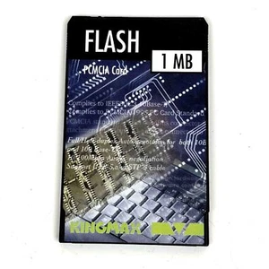 KINGMAX PCMCIA Flash Card 1MB, FAC-001M5W 1.1C, 1MB Flash Card Industry, used - Picture 1 of 2