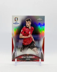 2024 Topps Chrome Euro #91 Berat Djimsiti Refractor - Picture 1 of 2