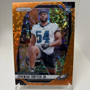 2024 Prizm Jeremiah Trotter Jr. Orange Disco Rookie RC #349 Eagles - Foto 1 di 4