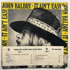 John Baldry “It Ain't Easy” LP/Warner Brothers WS 1921 (VG+) White Label Promo - Picture 1 of 5