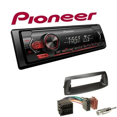 Pioneer 1-DIN Autoradio USB AUX Android Set für Fiat Punto 1999-2007 schwarz - Bild 1 von 4
