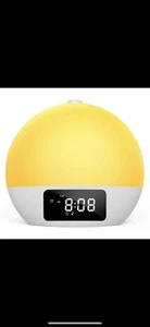 Wake-up Light, Sunrise/Sunset Alarm Clock, 9Min Snooze, Bedroom Night Lamp, 25 - Picture 1 of 7