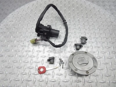 2003 03-09 Honda ST1300 ST1300P OEM Lock Set Gas Cap Ignition Key Locks Lot - Image 1 of 4