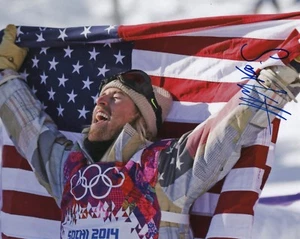 Sage Kotsenburg REAL hand SIGNED 8x10" photo Olympic Snowboarder COA #3 USA - Picture 1 of 1