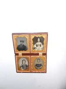 (4) 1/9 Ambrotype (Tinting) Rare Thermoplastic Case - Picture 1 of 14