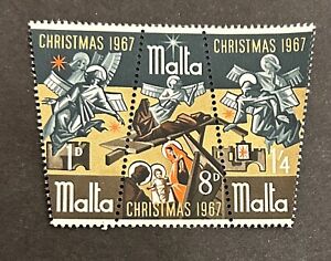 Malta: 1967 Complete  Set of 3 Mint Never Hinged SC#375-377. ID #04-02181