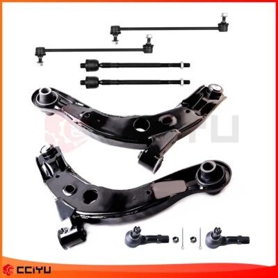 Set Of 8 For 2001-2006 Mazda MPV Front Lower Control Arm And Ball Joint Tie Rod Foto 1 de 4