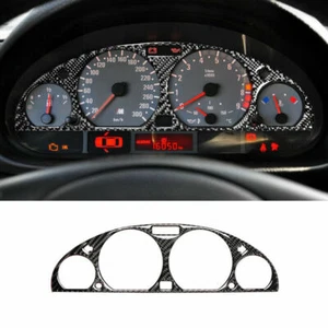 Carbon Fiber Car Instrument Panel Screen Cover Special for BMW Old 3 E46 1999 CW - Picture 1 of 9