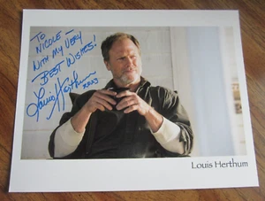 Louis Herthum Actor Autographed Signed 8X10 Photo "Westworld" Peter Abernathy - Picture 1 of 3